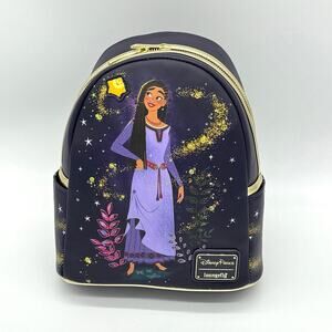 Disney Loungefly Wish Asha Star Mini Backpack New